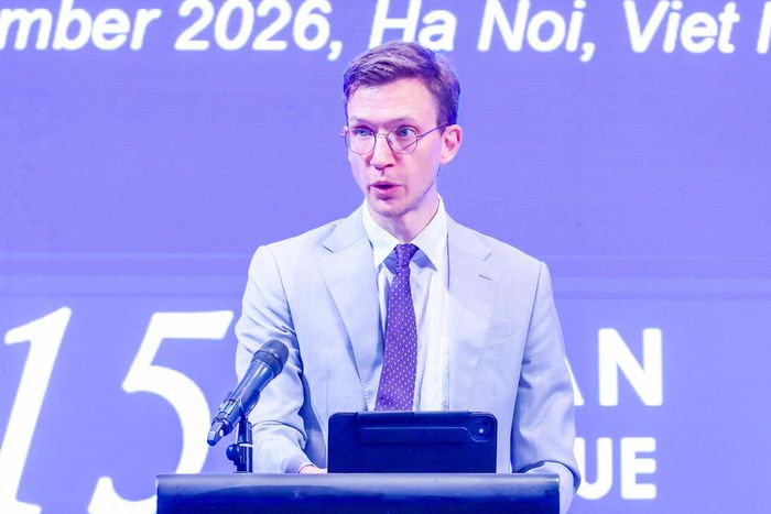 Ông Lewe Paul, Trưởng Đại diện Quỹ Konrad-Adenauer-Stiftung (KAS) tại Việt Nam. Ảnh: Phong Sơn