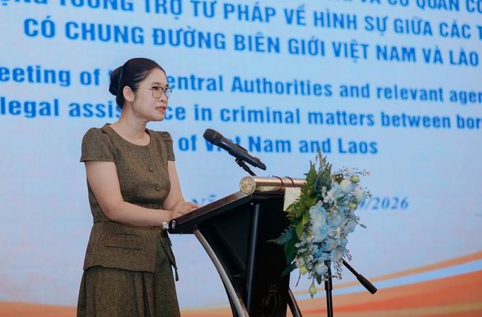 Bà Nguyễn Nguyệt Minh - Trưởng Văn phòng UNODC tại Việt Nam phát biểu.