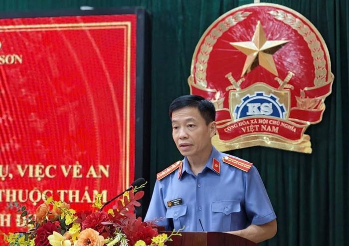 Đồng chí Phạm Duy Lý, Trưởng phòng 2 quán triệt các nội dung chỉ đạo tại Hội nghị.