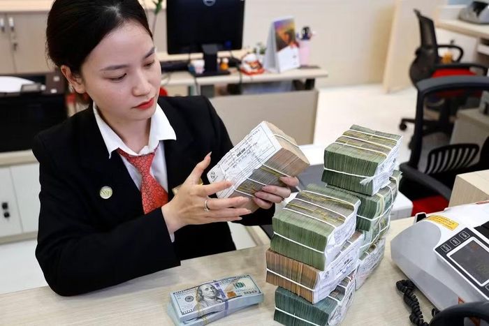 Triển vọng ổn định của đồng VND vẫn được hỗ trợ bởi tăng trưởng kinh tế. (Ảnh: Vietnam+)