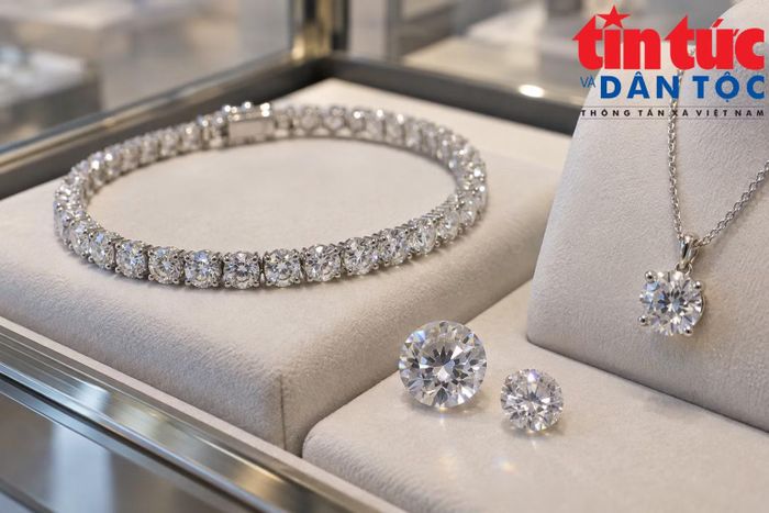 Giá kim cương phụ thuộc vào trọng lượng, màu sắc, độ tinh khiết, giác cắt và chứng thư kiểm định.