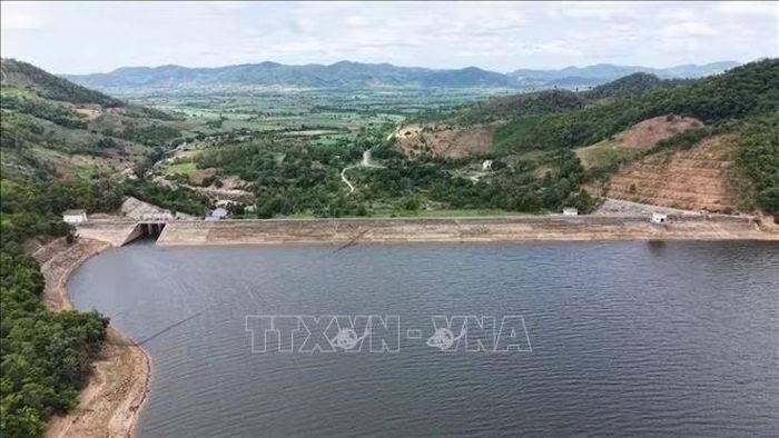 Hồ chứa nước Ia Mlah (xã Phú Túc, tỉnh Gia Lai).