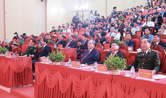 Các đại biểu dự Lễ kỷ niệm. Ảnh: thainguyen.gov.vn