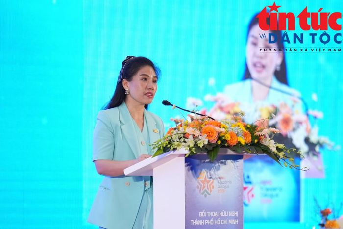 Bà Ngô Thị Thanh Vy, Tổng Giám đốc Công ty cổ phần Cảng Quốc tế QTM.