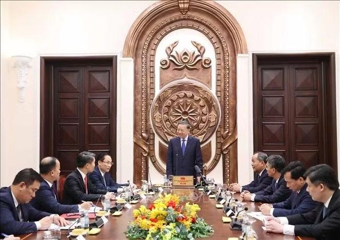 Tổng Bí thư, Chủ tịch nước Tô Lâm phát biểu chỉ đạo. Ảnh: Thống Nhất/TTXVN
