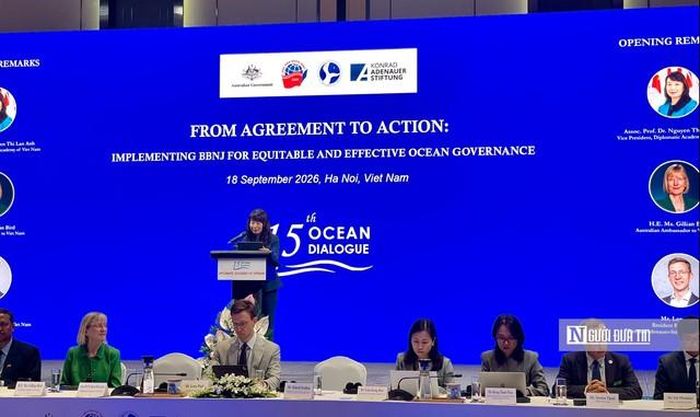 PGS. TS Nguyễn Thị Lan Anh phát biểu khai mạc tại Đối thoại Biển lần thứ 15.