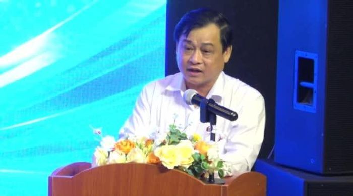 Phó Giám đốc Sở Nội vụ TP Hồ Chí Minh Phạm Thành Nhân phát biểu tại hội nghị.