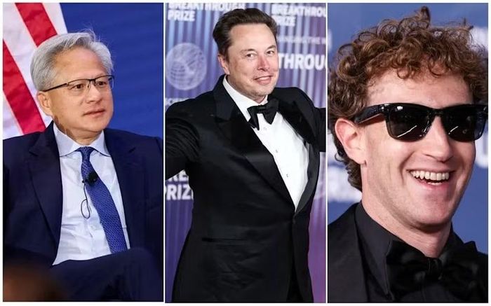 Ba ông trùm công nghệ phản đối giảm tốc phát triển AI. Ảnh: WSJ.