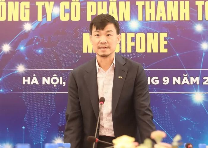  Ông Phan Thanh Sơn, Tổng Giám đốc CTCP Thanh toán số MobiFone phát biểu 