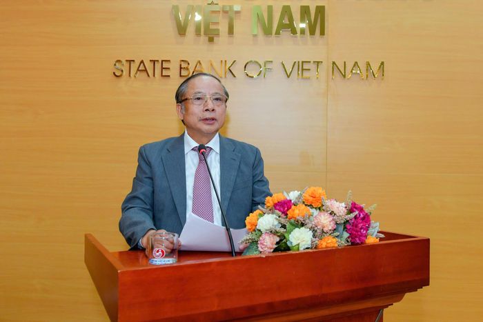 Ông Nguyễn Văn Thân - Chủ tịch Hiệp hội Doanh nghiệp nhỏ và vừa Việt Nam phát biểu tại hội nghị. Ảnh: Bnews phát