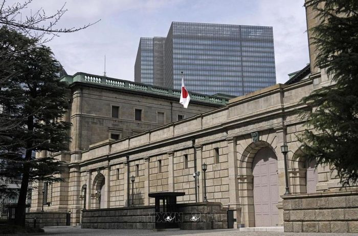 Trụ sở Ngân hàng Trung ương Nhật Bản (BoJ) ở Tokyo. Ảnh: Kyodo/TTXVN