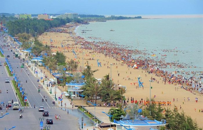 Sầm Sơn là tâm điểm hút vốn đầu tư khủng tại Thanh Hóa. Ảnh: Khánh Vy/BNEWS
