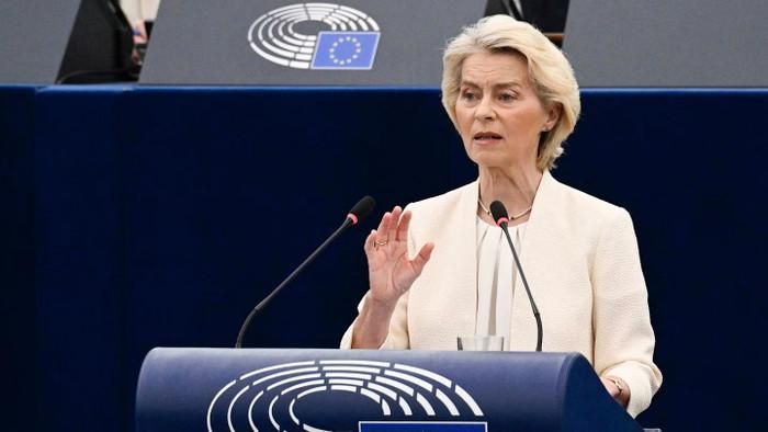 Chủ tịch Ủy ban châu Âu Ursula von der Leyen (Ảnh: AFP via Getty Images)