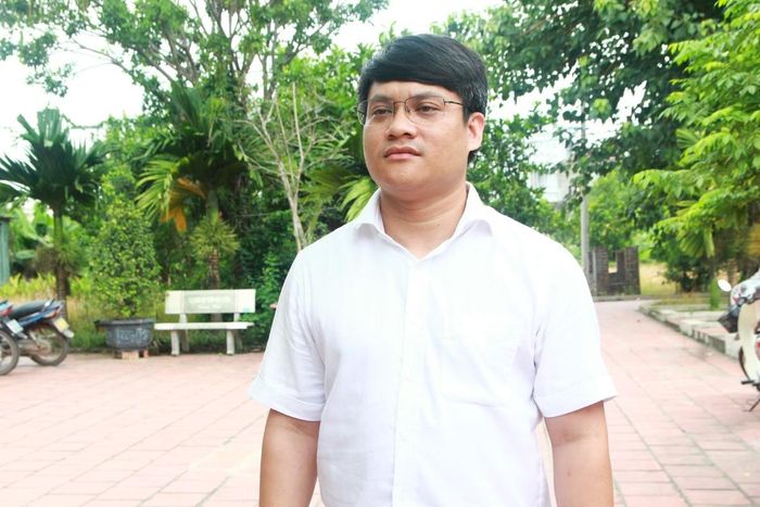 Ông Nguyễn Văn Hợi, Phó Chánh Văn phòng UBND xã Thiên Lộc.