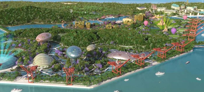 Singapore quy hoạch tổng thể Greater Sentosa khởi động với hệ thống giao thông mới, nâng cấp các bãi biển và công trình Imbiah Canopy. Ảnh: Time Out Singapore.