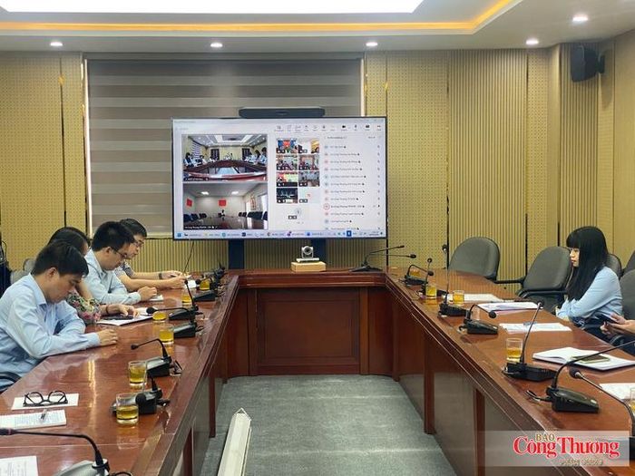 Các địa phương tham dự cuộc họp theo hình thức trực tuyến.