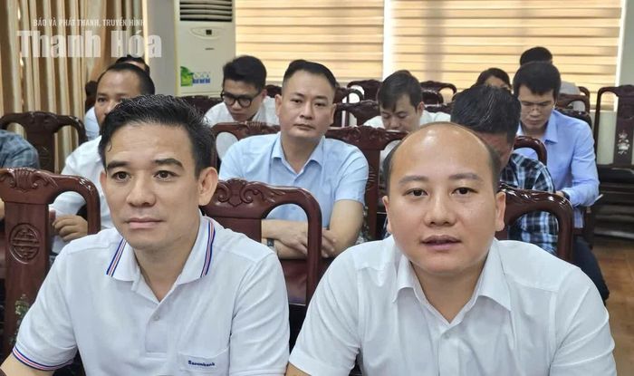 Đại diện các tổ chức tín dụng tham dự hội nghị trực tuyến.