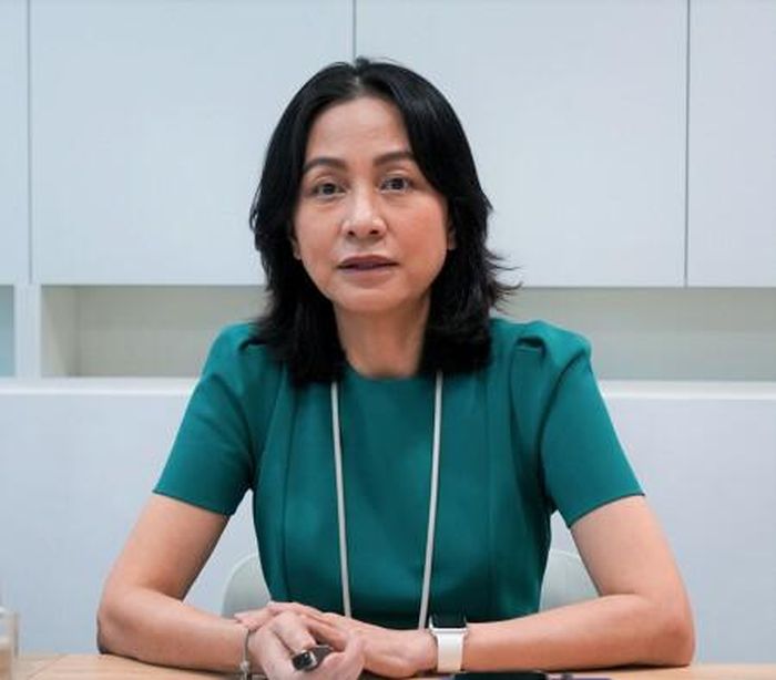 Bà Thiều Thị Nhật Lệ, Tổng Giám đốc Công ty Quản lý quỹ UOBAM Việt Nam, chia sẻ tại “Đối thoại cùng Chuyên gia Kinh tế UOB” ngày 18/9. (Ảnh: UOB).