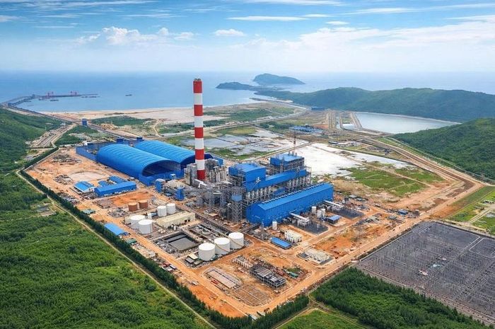 Dự án Nhiệt điện Quảng Trạch I dự kiến sẽ phát điện thương mại trong năm 2026. Ảnh: EVNPMB2.