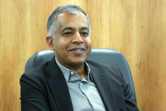 Ông George Chacko, Tổng giám đốc Intel khu vực Đông Nam Á, Úc & New Zealand. Ảnh: Minh Quang.
