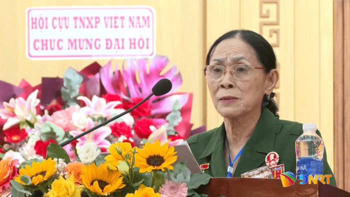 Anh hùng Lực lượng vũ trang nhân dân Phạm Thị Thao giữ chức Chủ tịch Hội Cựu thanh niên xung phong thành phố Đà Nẵng, nhiệm kỳ 2026 - 2031. Ảnh: HIẾU NGÂN