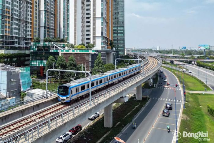 Tuyến đường sắt Metro Bến Thành - Suối Tiên. Ảnh minh họa: CTV