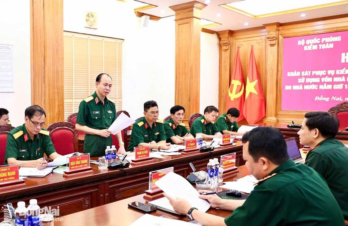 Thiếu tướng Phạm Bá Hiền, Phó Bí thư Đảng ủy, Tư lệnh Binh đoàn 16 Báo cáo kết quả thực hiện nhiệm vụ của Binh đoàn 16 giai đoạn 2023-2025.