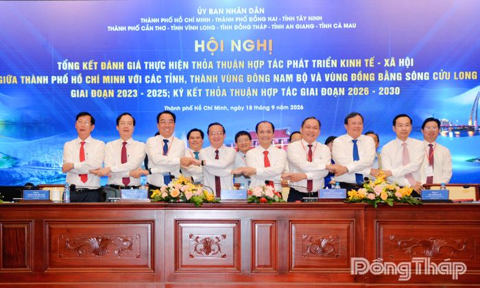 Các địa phương thể hiện quyết tâm thực hiện Thỏa thuận hợp tác.
