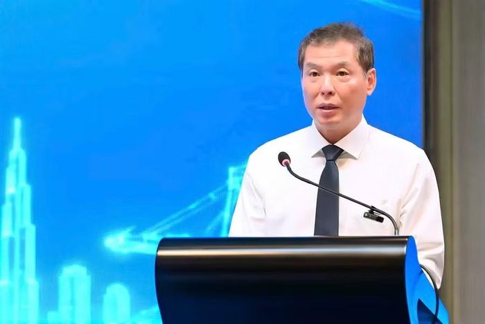 ông Nguyễn Đình Việt - Phó Cục trưởng Cục Hàng hải và Đường thủy Việt Nam phát biểu tại hội nghị. Ảnh: Đức Thụy