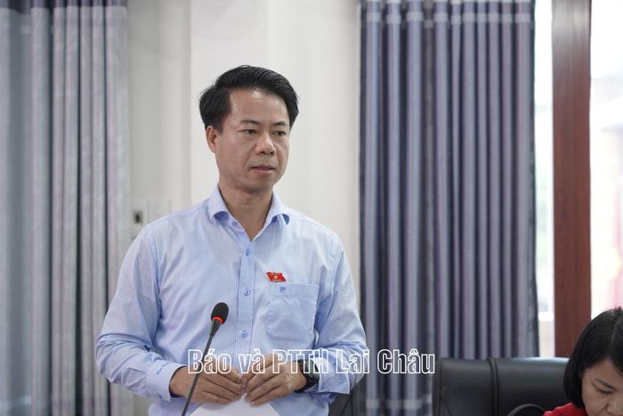 Đồng chí Hoàng Quốc Khánh - Phó Trưởng Đoàn chuyên trách Đoàn ĐBQH tỉnh, Trưởng Đoàn giám sát kết luận tại buổi giám sát.