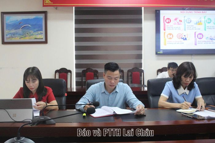 Đại biểu dự hội nghị tại điểm cầu Ban Tuyên giáo Tỉnh ủy.