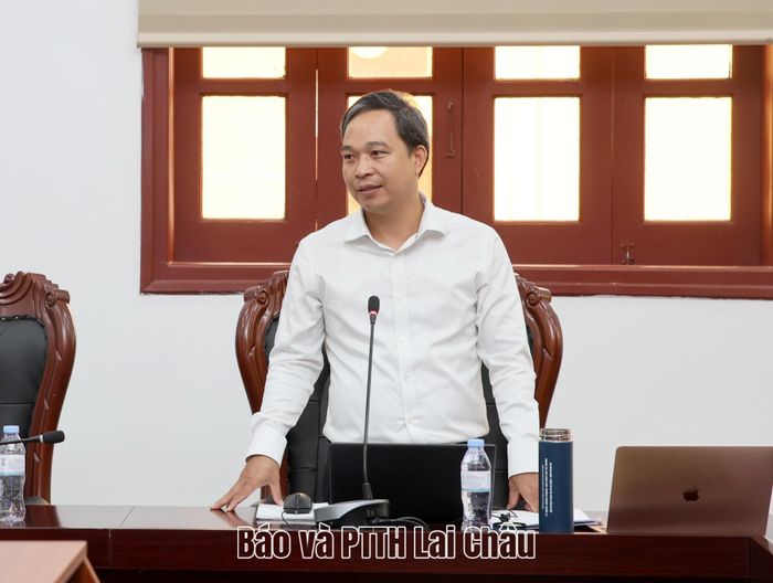 Ông Phạm Quang Cường - Phó Giám đốc Sở Khoa học và Công nghệ, Phó Chủ tịch Hội đồng phát biểu tại phiên họp.