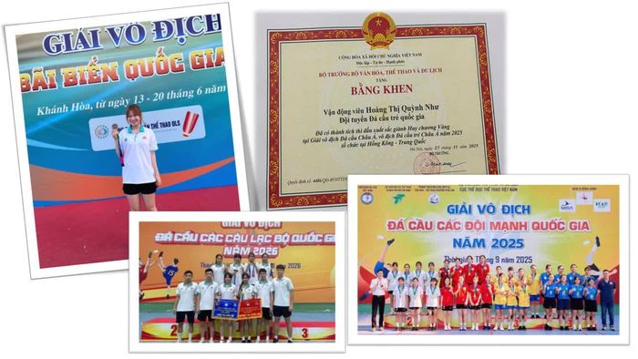 Quỳnh Như đạt nhiều thành tích thi đấu trong suốt 10 năm qua.