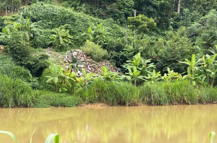 Trên sông Chảy - đoạn qua địa bàn xã Bảo Yên xuất hiện nhiều điểm đổ chất thải.