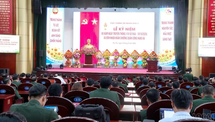 Quang cảnh lễ kỷ niệm.