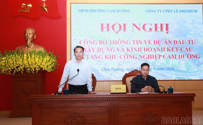 Lãnh đạo phường Cam Đường yêu cầu các cơ quan, đơn vị liên quan phối hợp triển khai dự án đúng quy định.