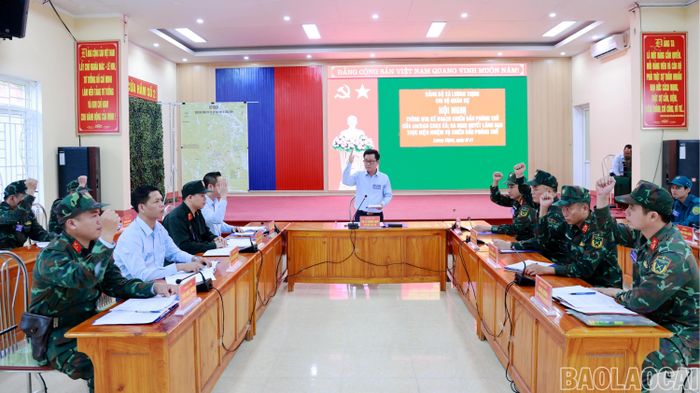 Diễn tập cơ chế tác chiến.
