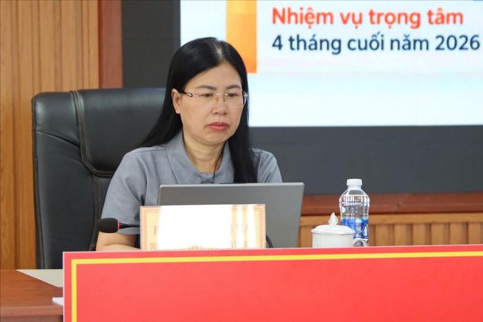 Phó Trưởng Ban Tuyên giáo Tỉnh ủy Phan Thị Thanh Mai chủ trì hội nghị tại điểm cầu tỉnh Lâm Đồng