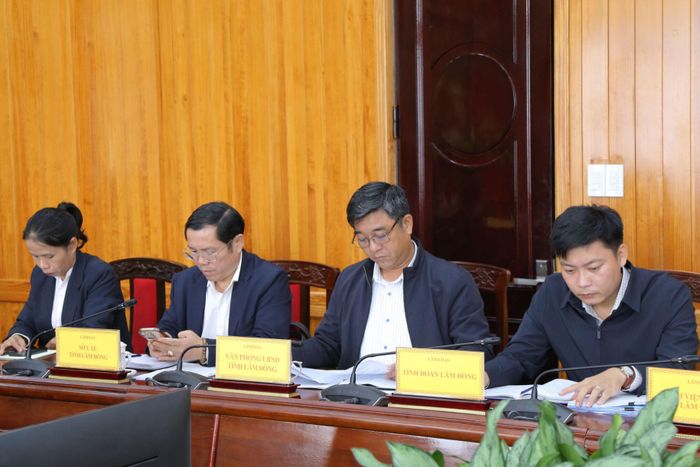 Các sở, ngành, đơn vị tham gia cuộc họp