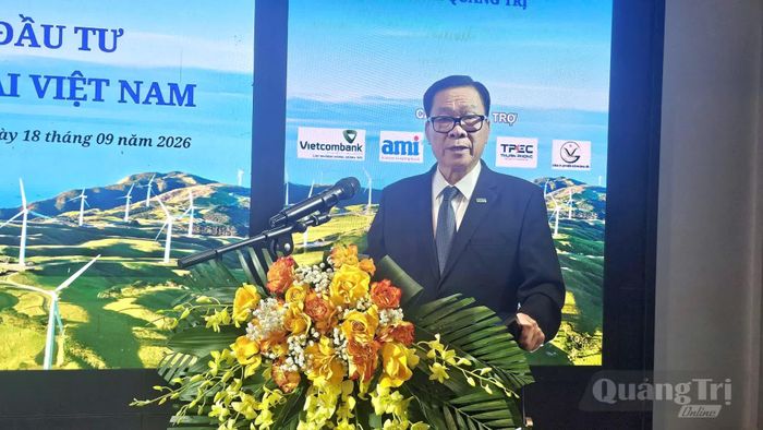 Tiến sĩ Mai Duy Thiện, Chủ tịch VCEA phát biểu tham luận tại hội nghị - Ảnh: P.K