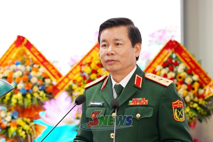 Thượng tướng Đỗ Xuân Tụng phát biểu tại Lễ kỷ niệm.