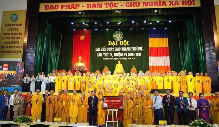Ra mắt 104 thành viên Ban Trị sự GHPGVN thành phố, nhiệm kỳ 2026-2031