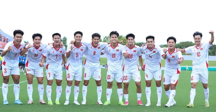  Niềm vui chiến thắng của U23 Việt Nam. Ảnh: Hoàng Hồ