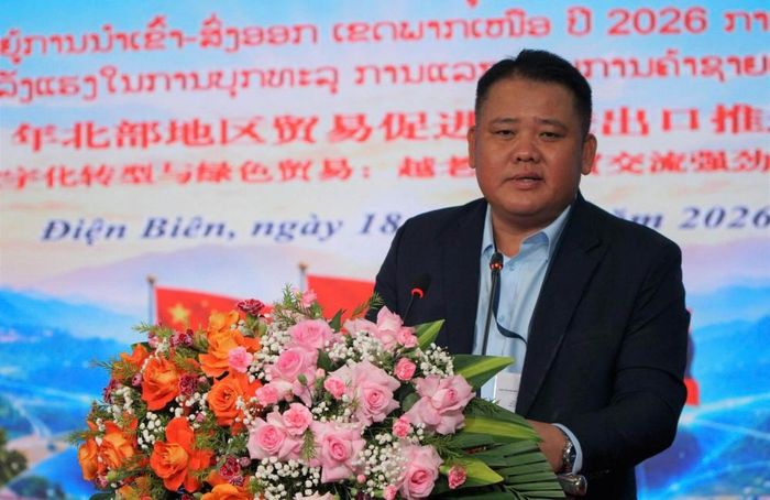 Các đại biểu phát biểu tại Hội nghị (Ảnh: VIETRADE)