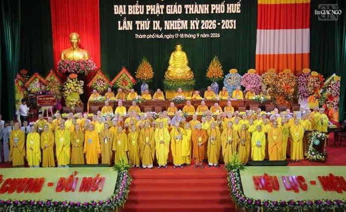 Tân Ban Trị sự GHPGVN TP.Huế, nhiệm kỳ 2026-2031 ra mắt đại hội