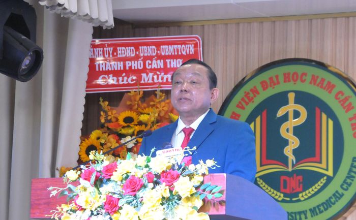 TS.LS Nguyễn Tiến Dũng thông tin quy mô dự án Bệnh viện Đại học Nam Cần Thơ, giai đoạn 2.