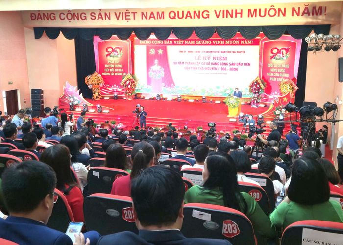 Quang cảnh buổi lễ.