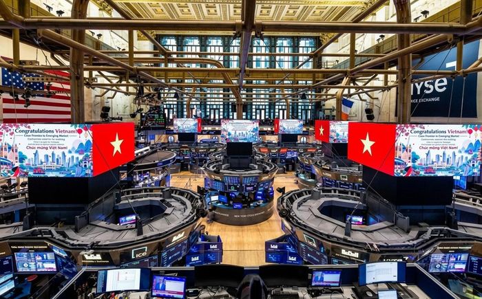 Sàn giao dịch chứng khoán New York (NYSE) chúc mừng Việt Nam bước sang chương mới trên bản đồ thị trường vốn toàn cầu.