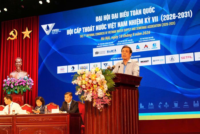 Ông Nguyễn Văn Đàm kiến nghị Hội Cấp thoát nước Việt Nam cần tích cực tham mưu, tham gia hoàn thiện dự thảo để Luật Cấp, thoát nước sớm được ban hành.