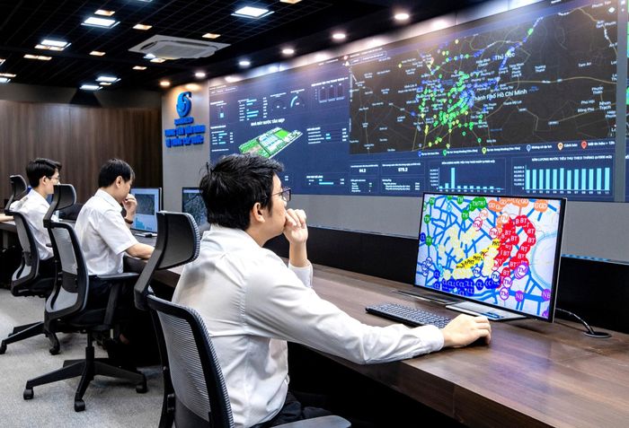 Chiến lược phát triển của Tổng công ty Cấp nước Sài Gòn đang tập trung vào quản trị dữ liệu số và điều hành tập trung.